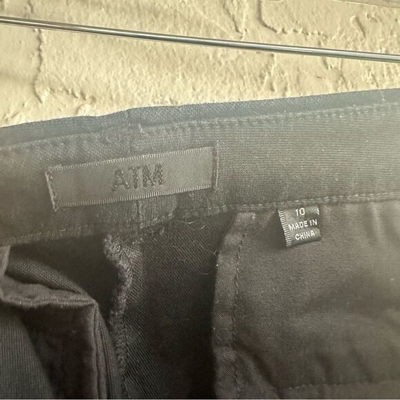 ATM ANTHONY THOMAS MELILLO Pant Women 10 Wide Leg Black Minimalist Office Casual - Picture 10 of 10